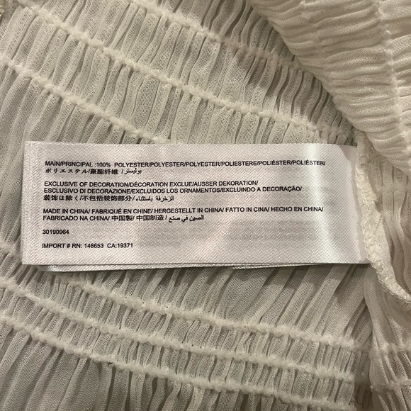 Keepsake The Label Naive High Neck Blouse in Ivory White Chiffon Sparkle - Picture 13 of 17